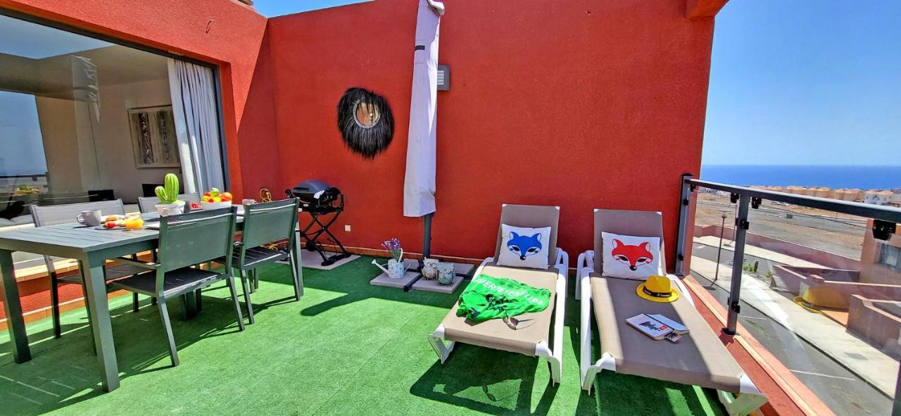 Ferienhaus Casa Caleta - Caleta Fuste - Meerblick - Pool - Glasfaserinternet カレタ・デ・フステ エクステリア 写真
