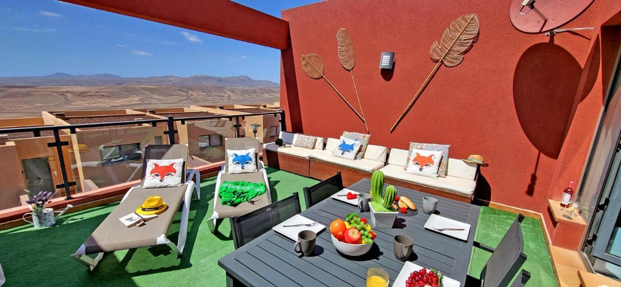 Ferienhaus Casa Caleta - Caleta Fuste - Meerblick - Pool - Glasfaserinternet カレタ・デ・フステ エクステリア 写真