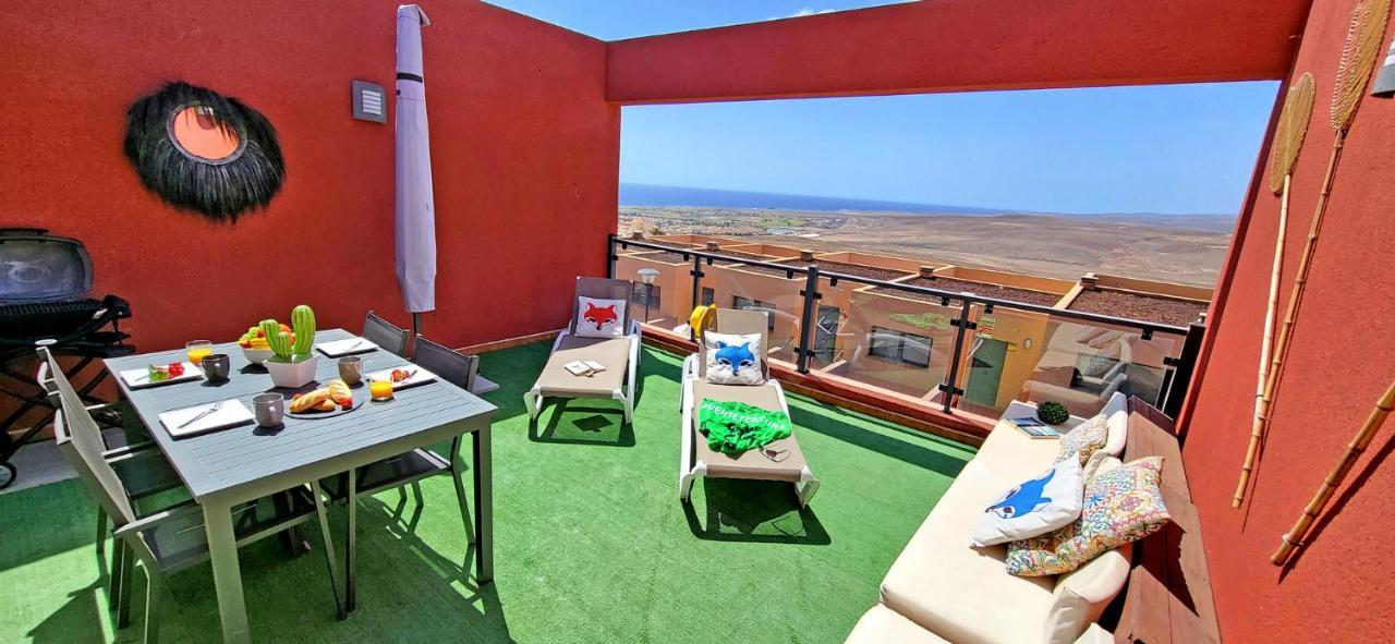 Ferienhaus Casa Caleta - Caleta Fuste - Meerblick - Pool - Glasfaserinternet カレタ・デ・フステ エクステリア 写真